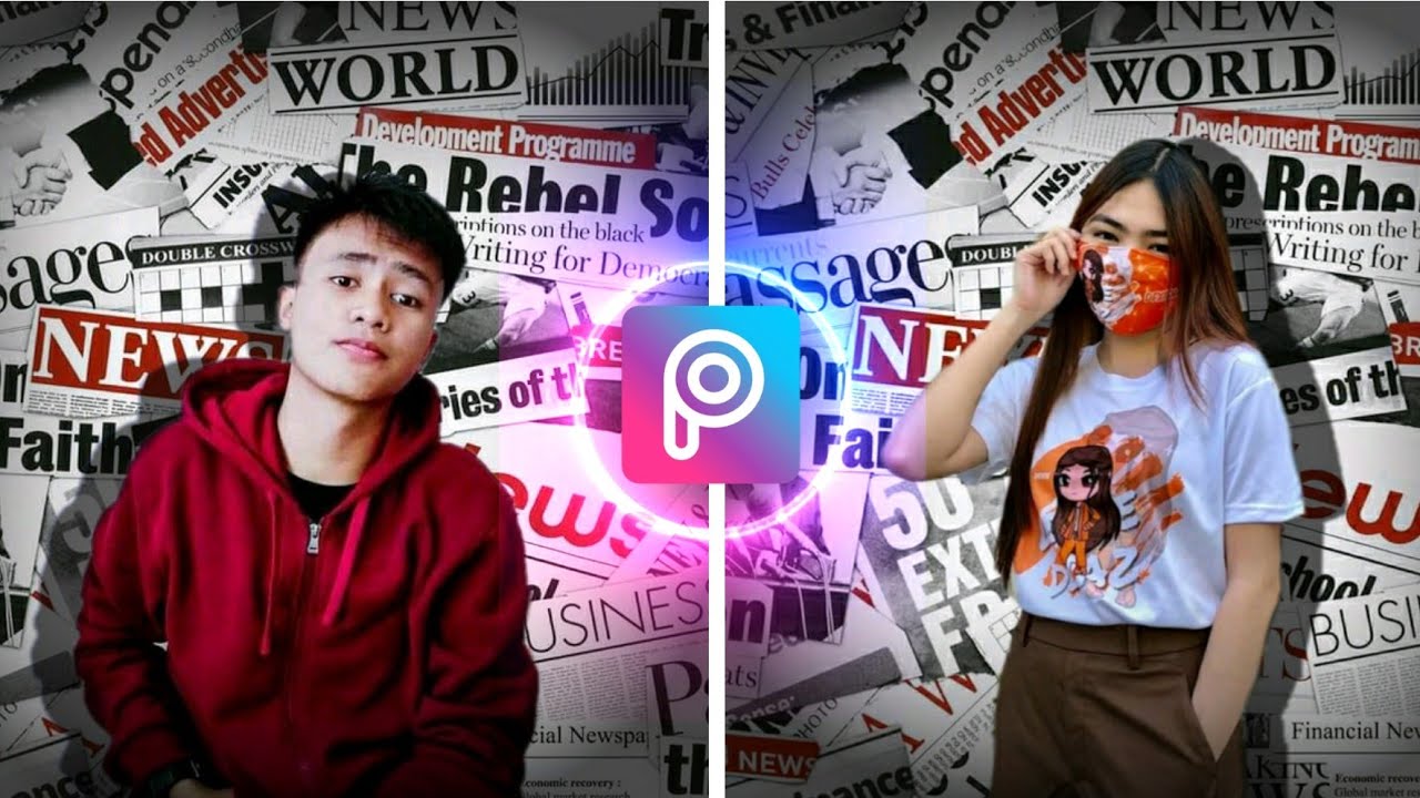 How To Edit Newspaper Background Using PicsArt Newspaper Background