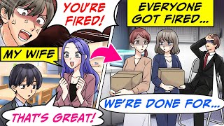 My Wife Fired All the Employees When I Told Her I Got Fired by the New CEO…[RomCom Manga Dub]