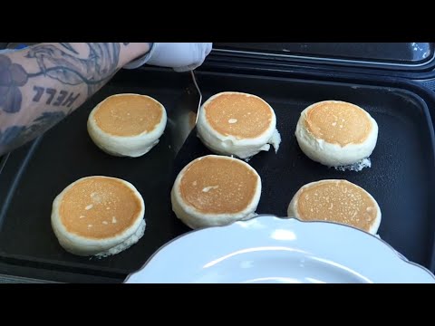 [4K] 연남동 겉바속촉 크림 브륄레 팬케이크 / Creme Brulee Souffle <strong>Pancake</strong> / <strong>Korean</strong> Street Food
