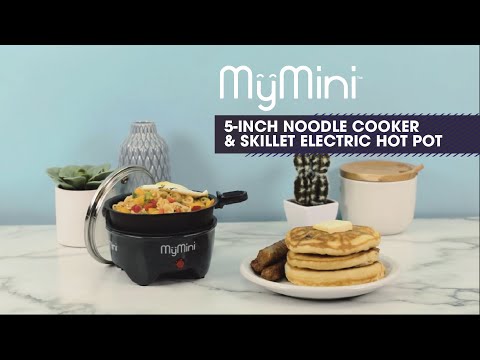 MWSKGR5BB | MyMini™ 5-inch Noodle Cooker &amp; Skillet Electric Hot Pot