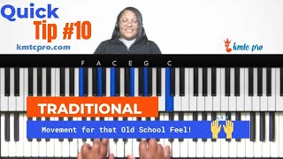 Old School/Traditional Gospel Piano Movement | Chord Progression C Major
