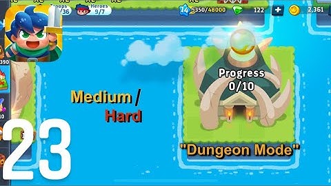 Craft Commander Gameplay Part 23 | Dungeon Gameplay "Medium/Hard" Mode (iOS, Android)