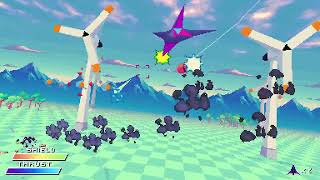 Ex-Zodiac - a low-poly 3D rail shooter inspired by the classics of the early 90's screenshot 1