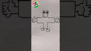 How to draw the symbol of Addition emoji #emojichallenge #emoji #cartoon #drawing #shorts #viral
