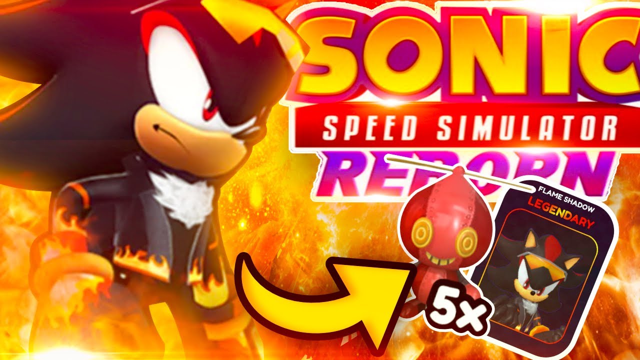 Fastest Way To Unlock FLAME SHADOW! (Sonic Speed Simulator) 