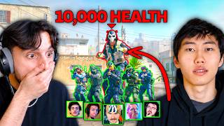 10,000 HP NOCRIES vs. 5 CS2 STREAMERS (1v5)