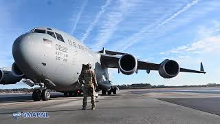 WOOW ! Mass launch 24x C-17 Globemaster +formation flight #aviation #military #airforce