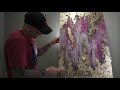 ABSTRACT PAINTING WITH GOLD LEAF / DIY