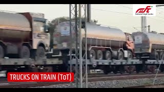 TRUCKS ON TRAIN | DFCCIL Multimodal Logistics