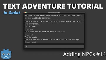 Adding NPCs (Godot Retro Text Adventure Tutorial #14)