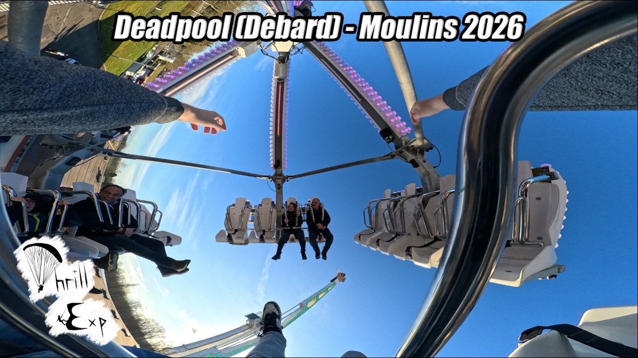 4K - Deadpool (Debard) - Lunapark de Moulins 2026 | Onride