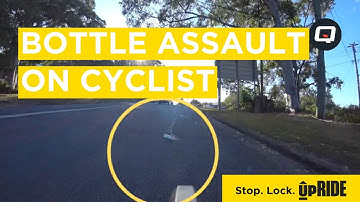Bottle Assault on Cyclist | Wild Encounters | Caught on the Cycliq Fly6 and Fly12