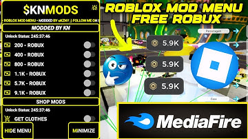 Roblox Mod Menu God Free Robux | Roblox mod menu robux ilimitados grátis 2025 • KnModsYT