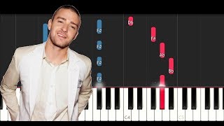 Justin Timberlake - Hers (EASY Piano Tutorial)