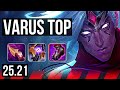 VARUS vs TAHM KENCH (TOP) | EUW Master | 25.21