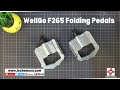 Wellgo F265 Folding Pedals.  A good upgrade for your folding bike?
