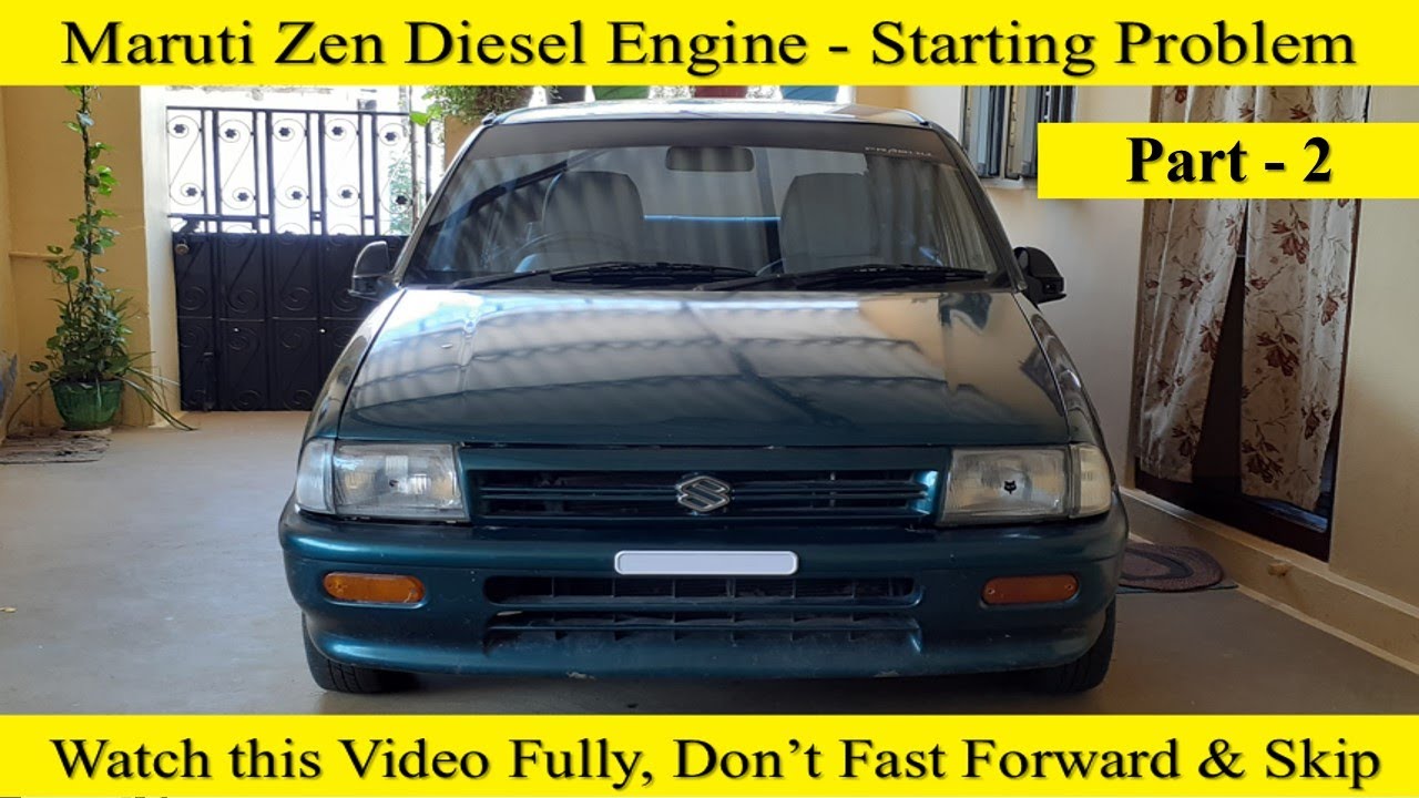 Maruti Zen Diesel Car Starting Problem_How to Start_Pump Air lock