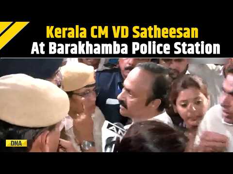 CEC Protest: Kerala CM VD Satheesan Outside Barakhamba Police Station | Rahul Gandhi Detention | ECI