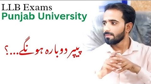 Exam LLB | Rai Waseem Adv