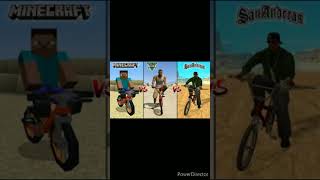 Minecraft Vs Gta 5 Vs Gta San Andreas