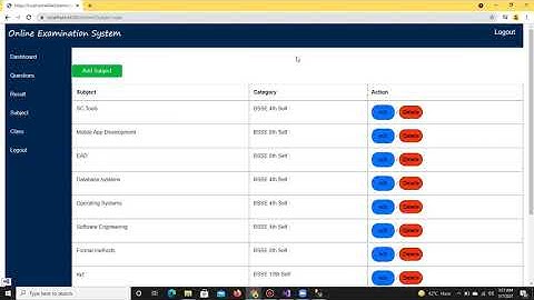 Online Examination System Asp net C# Part 2||THE Learners
