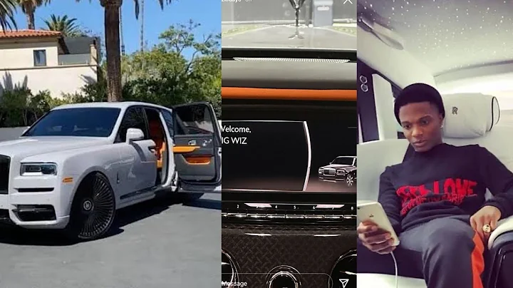 Wizkid Cruise around London For The First time in His Expensive Rolls Royce