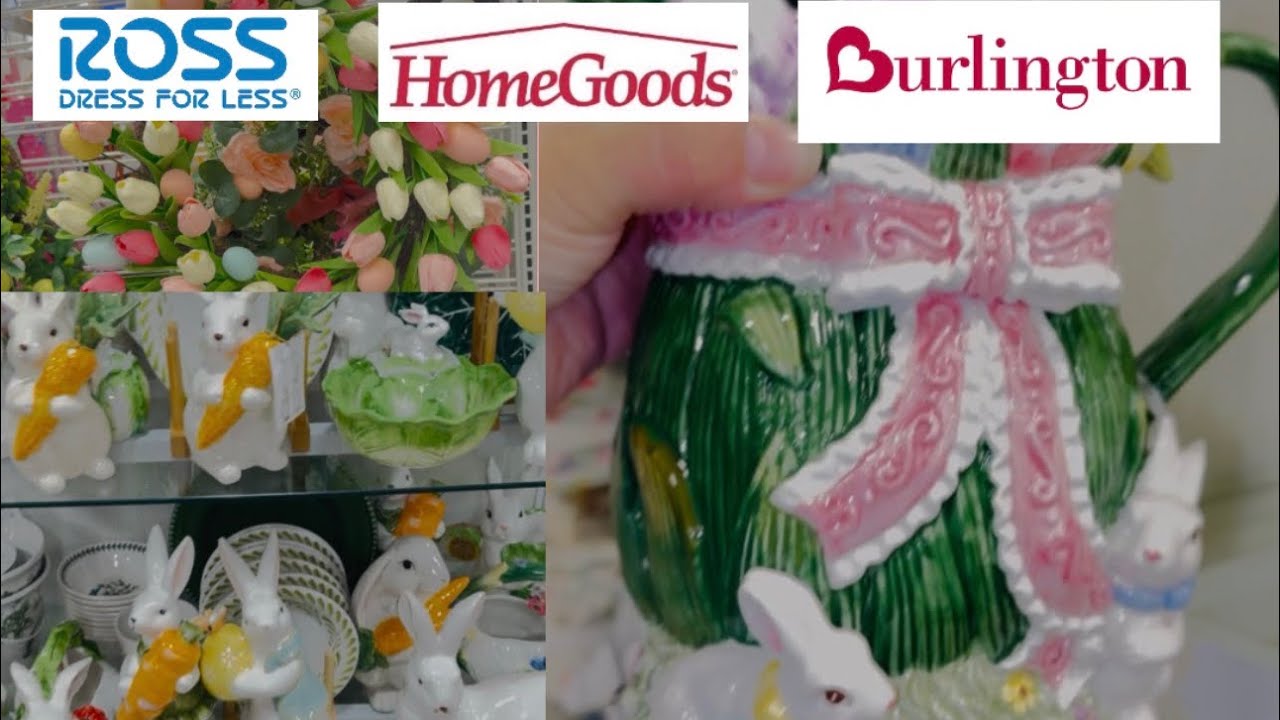 La Nueva decoración para primavera 2026 Burlington 🐥Ross🐇homegoods🌼🌸