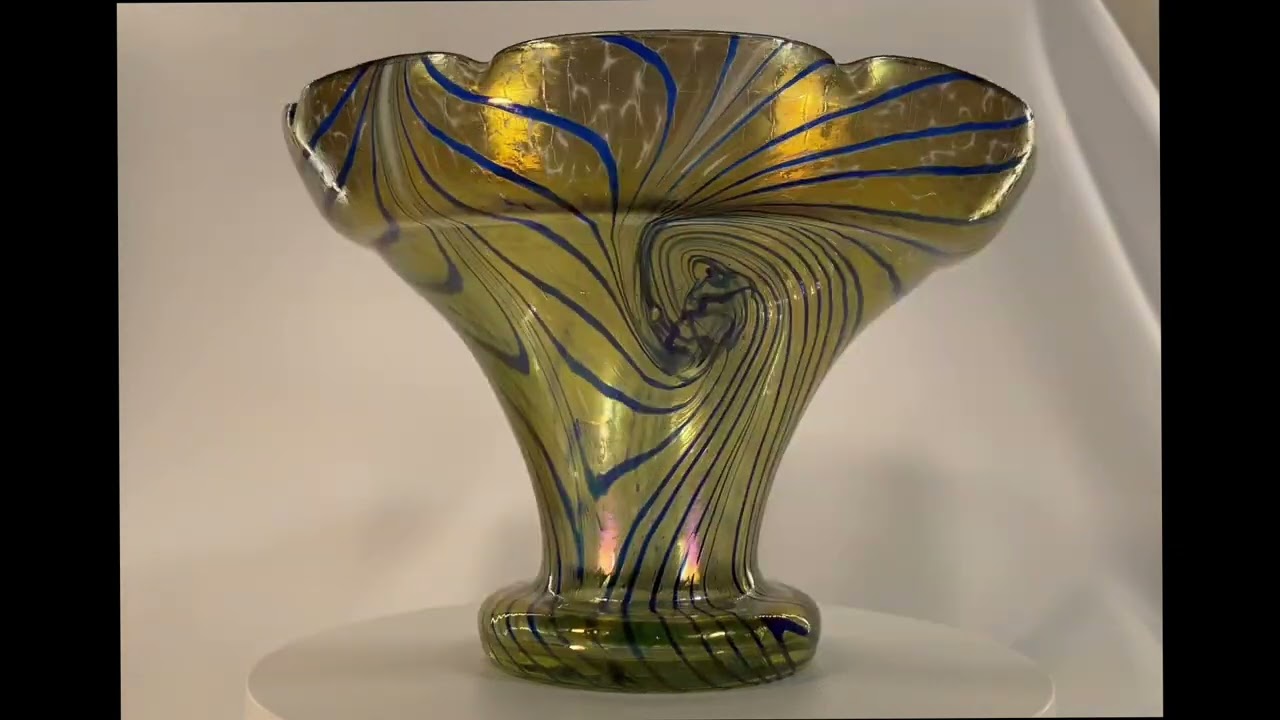 Otto Thamm for Fritz Heckert 'King Tut' decor, circa 1902