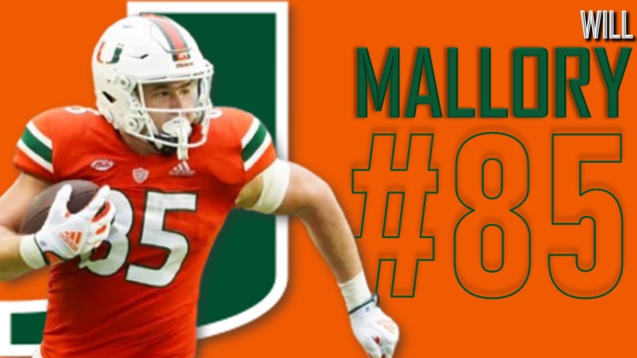 Will Mallory | #𝟠𝟝 | Miami Hurricanes Tight End