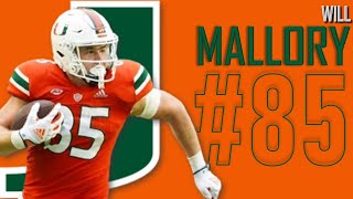 Will Mallory Miami Hurricanes Tight End