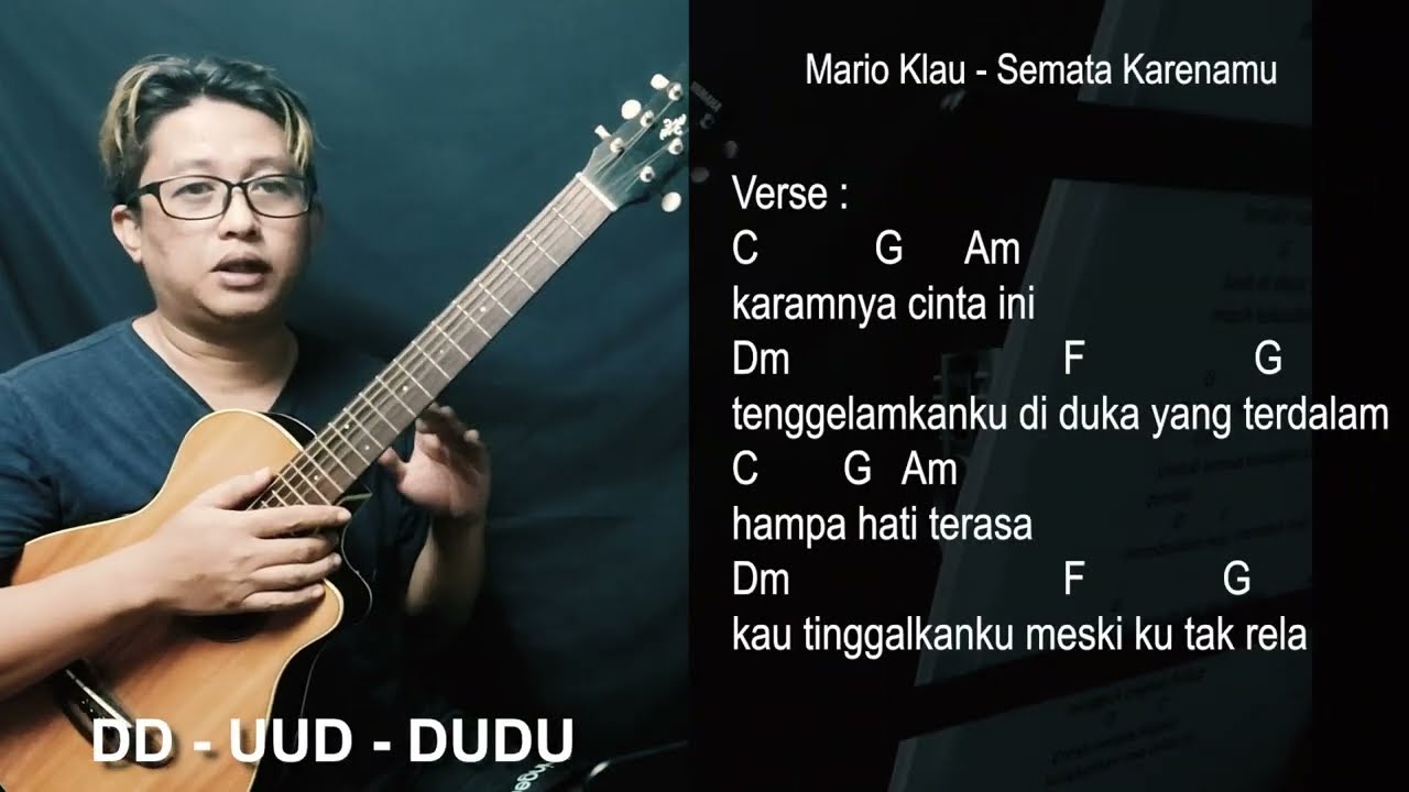 (TANPA JEDA) Chord Gitar dan Lirik Lagu Kenanglah Aku Naff Mungkin