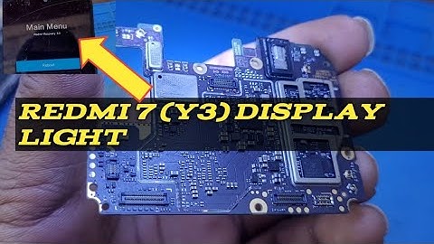 Redmi 7 (mi y3) Display Back light Problem Fix || Mi y3 no display light solution