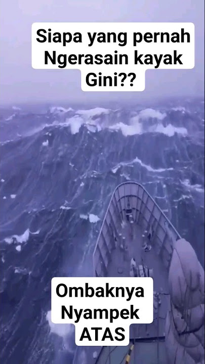 badai di tengah samudra ombak tinggi #badai #kapalpesiar #kapallaut #shorts #video