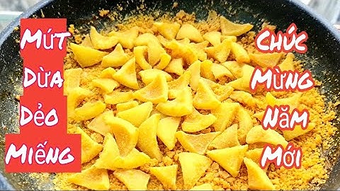 Làm Mứt Dừa Dẻo Miếng Ba Màu ĐƠN GIẢN Đón Tết | Three Color Flexible Coconut Jam| Ăn Ngon Sống Vui