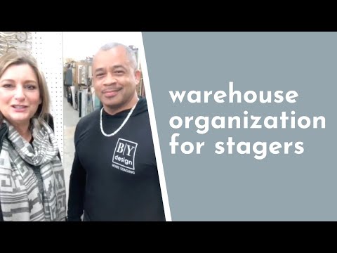 How to Organize Your Home Staging Warehouse Aisles