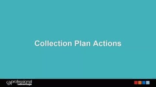 Collection Plans - Collections Management for Microsoft Dynamics® GP