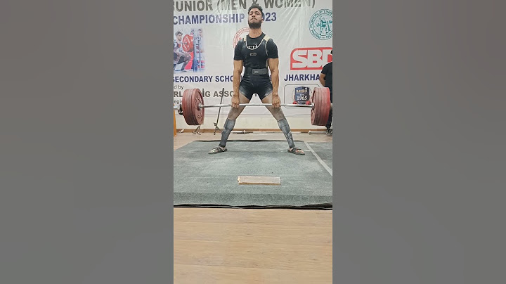 Junior Deadlift Record of 290.5kg and Total Record of 688.0kg by Mannu Choudhary of Delhi in 83kg