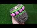 Coprivaso ad Uncinetto  💐🦋 Portapenne Uncinetto 💕 Tutorial Riciclo Creativo