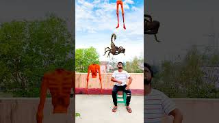 Flying body catching & making dancing red siren vs insects funny vfx magic | Kinemaster editing