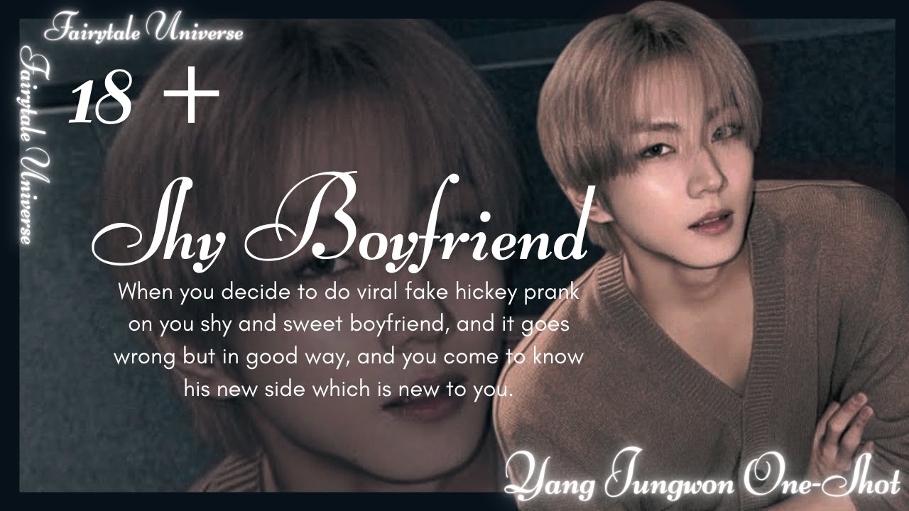 Fake hickey prank on your shy boyfriend goes ... good ? || Jungwon one-shot.