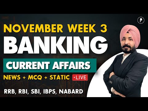 Weekly Banking Current Affairs | November Week 3 | Parcham Classes