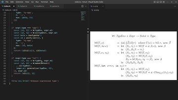 Algorithm W in TypeScript, for Hindley-Milner type inference
