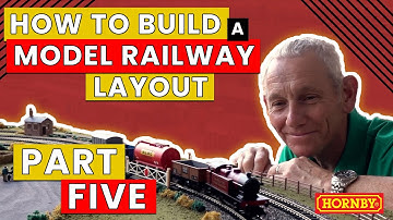 Build A Model Railway Layout Step by Step - Pt 5: Buildings, Trees & Foliage