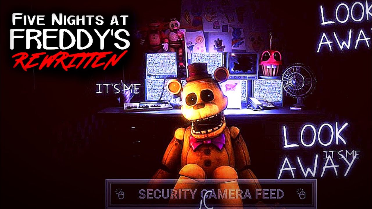 Golden Freddy Aparece La Noche Secreta En FNAF REWRITTEN (1983) - YouTube
