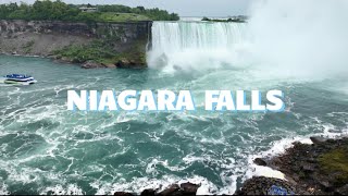 The Amazing Niagara Falls  A Walking Tour in Rain | 4K | Canada  #canada #niagarafalls #explore