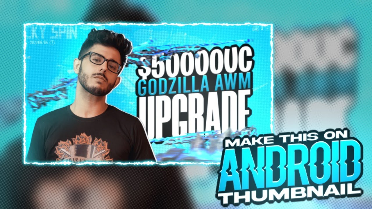 HOW TO MAKE CREATE OPENING THUMBNAIL ON ANDROID|How to make thumbnail on android| Make thumbnail