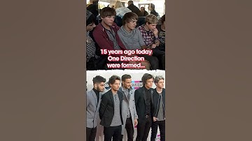 15 years ago today One Direction were formed