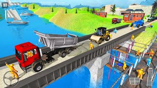 River Road Bridge Builder Construction Simulator - Android Gameplay screenshot 4