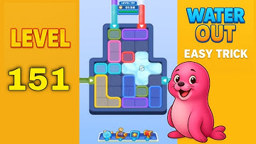 Water Out Puzzle Level 151 – Easy Solutions