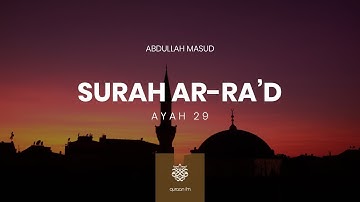 Surah Ar-Ra'd | Ayah 29 | سورة الرعد